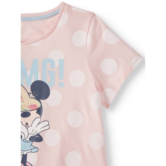 Disney Minnie Mouse #OMG Graphic T-Shirt XL 14/16 - Picture 3 of 6